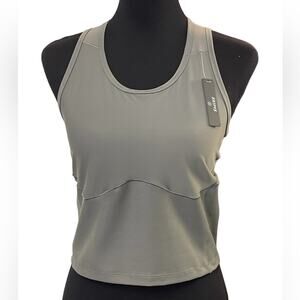 NWT SKIMS  Gunmetal Grey Performance Racer Back Tank 2X